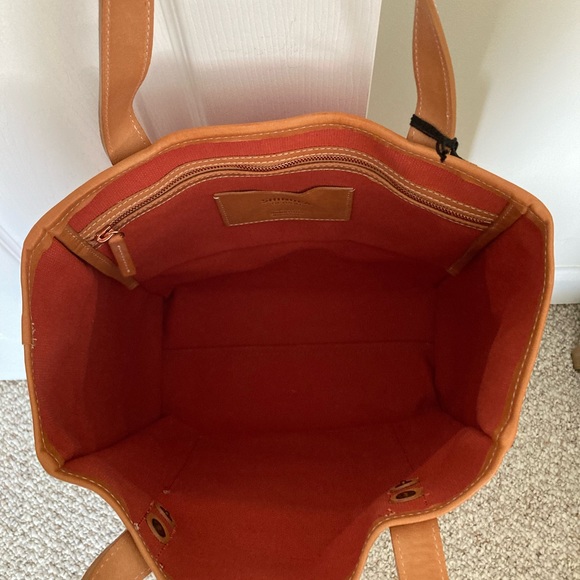 The Feed x Shinola limited edition tote bag in Sunset Orange - Picture 6 of 6